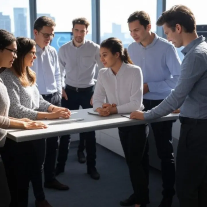 Identyfikacja wizualna i logo dla nowoczesnego startupu technologicznego